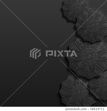 Background with traditional floral ornament Background with traditional floral ornament 56614711