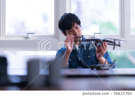 Drone maintenance male desk 56615760
