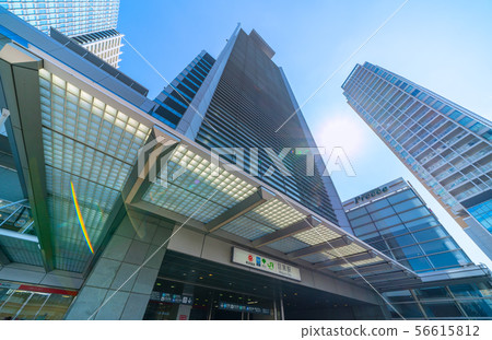 Views of Tokyo cityscape in Japan such as Meguro Station (JR Tokyu Meguro Building) 56615812