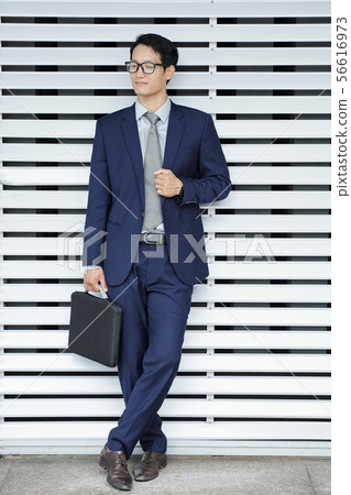 Positive pensive entrepreneur Positive pensive entrepreneur 56616973