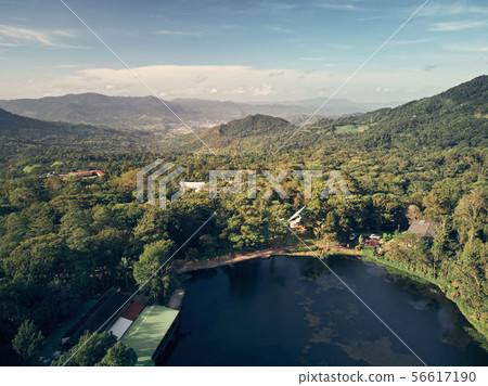 Mountain landscape with lake 56617190