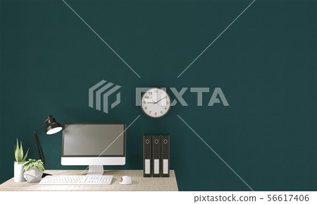 computer with blank screen and decoration in computer with blank screen and decoration in 56617406