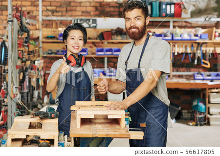 Successful carpenters Successful carpenters 56617805
