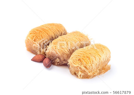 Three greek pastry Kataifi with shredded filo Three greek pastry Kataifi with shredded filo 56617879