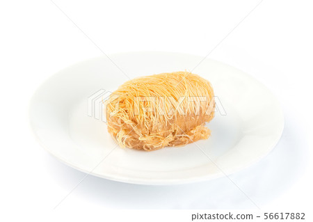 Greek pastry Kataifi with shredded filo dough Greek pastry Kataifi with shredded filo dough 56617882