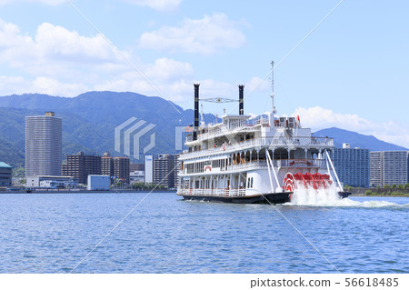 滋賀縣濱ao市琵琶湖 56618485