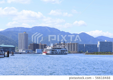 滋賀縣濱ao市琵琶湖 56618488