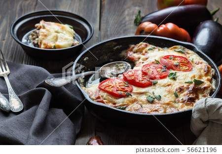 Fresh homemade moussaka Fresh homemade moussaka 56621196