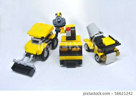Three construction heavy machine toys 56621242