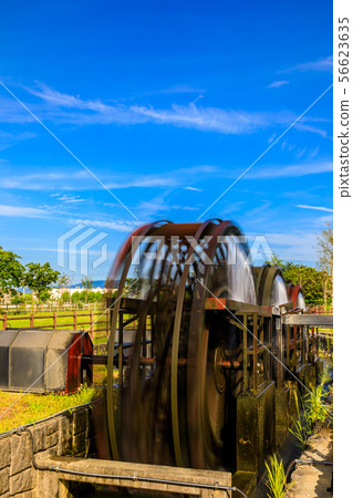 朝倉鋼三重水輪機正在運行[福岡縣朝倉市] 56623635