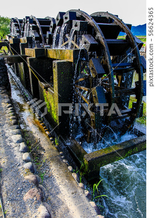 Asakura Triple watermill大型壁畫投入使用早晨景觀[福岡縣朝倉市] 56624365