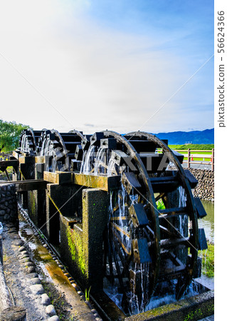 Asakura Triple watermill大型壁畫投入使用早晨景觀[福岡縣朝倉市] 56624366