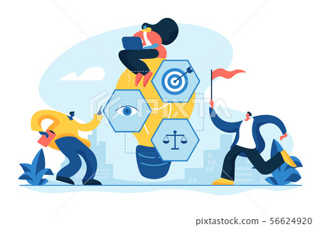 Vision statement concept vector illustration 56624920