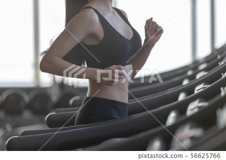跑步機 女生 女孩 56625766