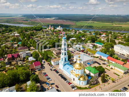 Kashira town with Orthodox churches Kashira town with Orthodox churches 56625935