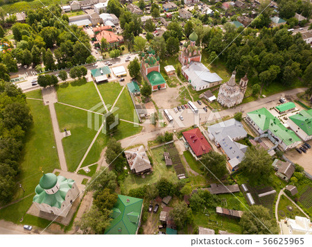 Aerial view of Spaso-Preobrazhensky cathedral in Pereslavl-Zalessky Aerial view of Spaso-Preobrazhensky cathedral in Pereslavl-Zalessky 56625965
