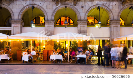 Placa Reial in Barcelona, Spain 56626696
