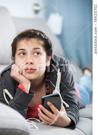 Girl being sad Girl being sad 56628702