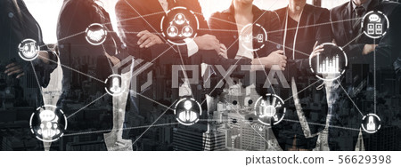 Human Resources and People Networking Concept. Human Resources and People Networking Concept. 56629398