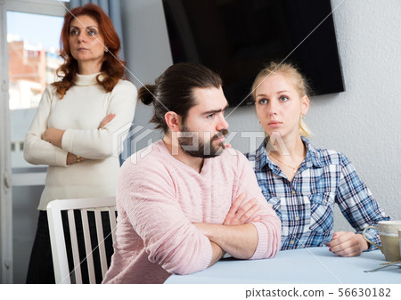 Bad domestic quarrel between family members at home Bad domestic quarrel between family members at home 56630182