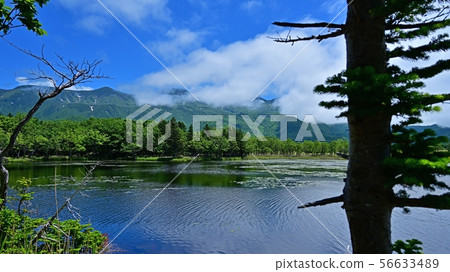知床山與湖泊之間的合作場景在Shiretoko Five Lakes @ Shiretoko，北海道 56633489