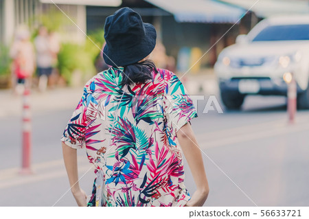 Happiness villagers join the parade Happiness villagers join the parade 56633721