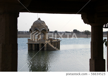 Stone Podium with Canopy, Jaisalmer 56634523