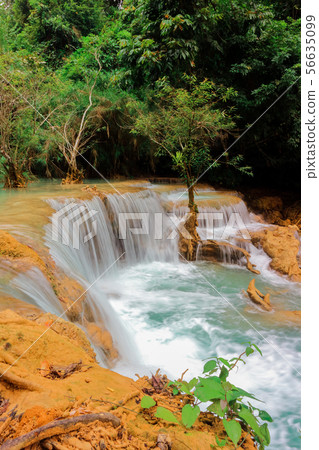 Tat Kuang Si Waterfalls Beautiful landscape Tat Kuang Si Waterfalls Beautiful landscape 56635099