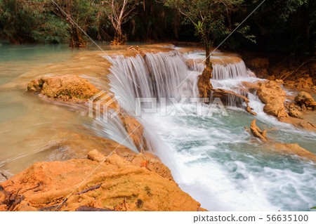 Tat Kuang Si Waterfalls Beautiful landscape Tat Kuang Si Waterfalls Beautiful landscape 56635100