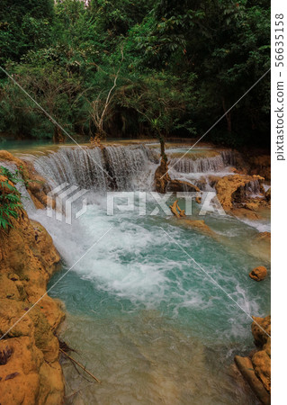 Tat Kuang Si Waterfalls Beautiful landscape Tat Kuang Si Waterfalls Beautiful landscape 56635158
