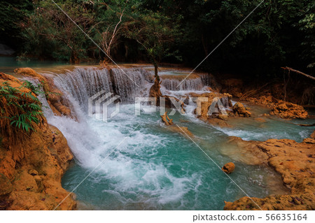 Tat Kuang Si Waterfalls Beautiful landscape 56635164