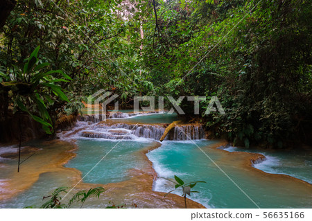 Tat Kuang Si Waterfalls Beautiful landscape 56635166