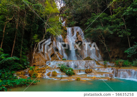 Tat Kuang Si Waterfalls Beautiful landscape Tat Kuang Si Waterfalls Beautiful landscape 56635258
