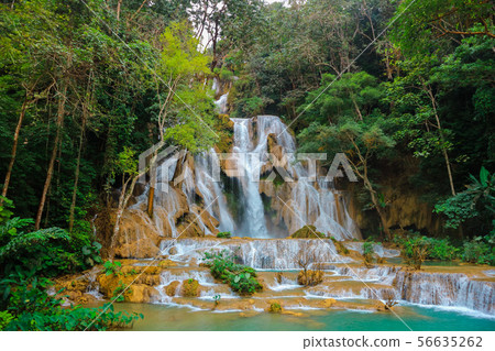 Tat Kuang Si Waterfalls Beautiful landscape Tat Kuang Si Waterfalls Beautiful landscape 56635262