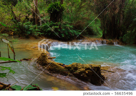 Tat Kuang Si Waterfalls Beautiful landscape Tat Kuang Si Waterfalls Beautiful landscape 56635496