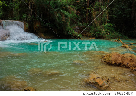 Tat Kuang Si Waterfalls Beautiful landscape Tat Kuang Si Waterfalls Beautiful landscape 56635497