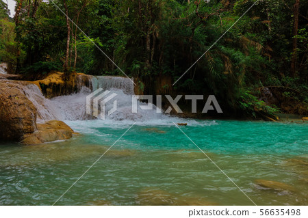 Tat Kuang Si Waterfalls Beautiful landscape Tat Kuang Si Waterfalls Beautiful landscape 56635498