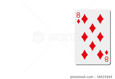 Playing card diamond 8 56635944