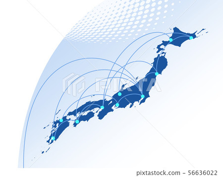 日本地圖商業日本商業日本經濟地圖大數據 56636022