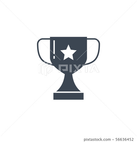 Winner Cup related vector glyph icon.-插圖素材 [56636452] - PIXTA圖庫