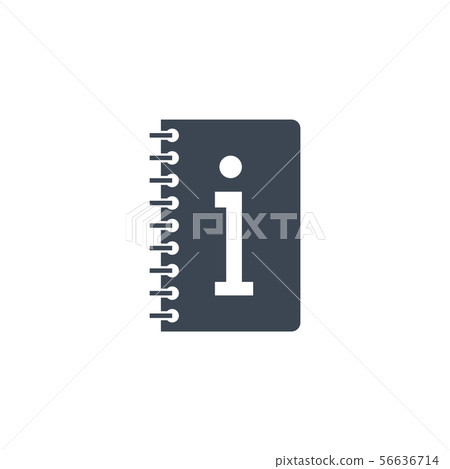 Instruction Book related vector glyph icon. 56636714