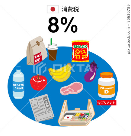 8％的消費稅圖標集 56636789