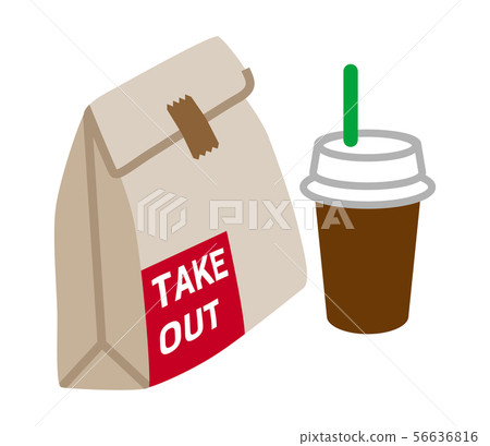 快餐外賣圖標 56636816