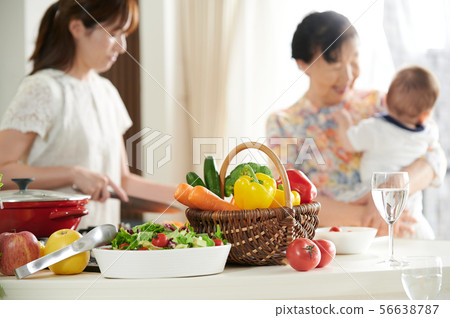 家庭廚房圖像 56638787