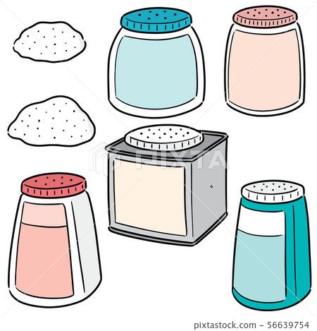 vector set of body powder vector set of body powder 56639754