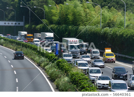 交通堵塞圖像公路 56640361