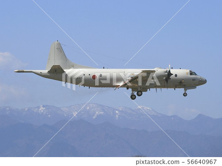 海上自衛隊P-3C獵戶座反潛巡邏機在冬季飛越坦澤山系統 56640967