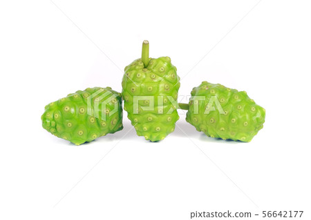 Noni or Morinda Citrifolia fruit isolated on white Noni or Morinda Citrifolia fruit isolated on white 56642177