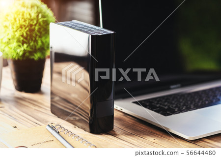 external hard drive on desk external hard drive on desk 56644480