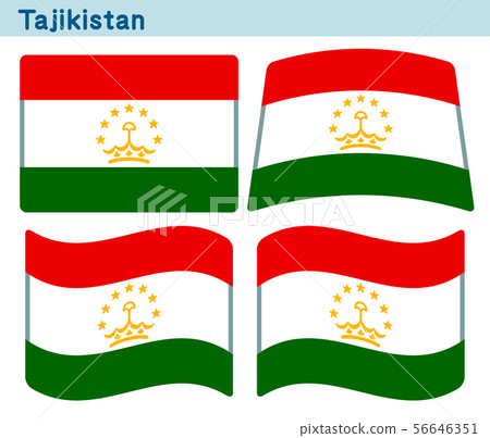 “塔吉克斯坦國旗”圖標設計有四種形狀 56646351